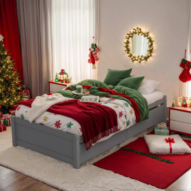 Single bed with 2 drawers discount